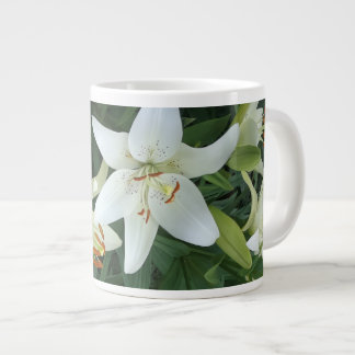 Witte gelilies extra grote beker