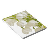 Witte gelilies notitieblok (Schuin)