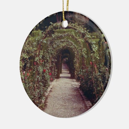 Witte generalife, The Alhambra, Granada, Spanje gr Keramisch Ornament (Links)