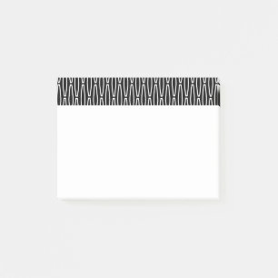 Witte geometrische herhaling Post-it notities Post-it® Notes