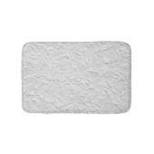 Witte getextureerde steen, zwart-wit Abstracte kun Badmat (Voorkant)