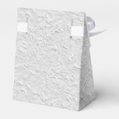 Witte getextureerde steen, zwart-wit Abstracte kun Bedankdoosjes (Achterkant)