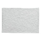 Witte getextureerde steen, zwart-wit Abstracte kun Kussensloop (Achterkant)