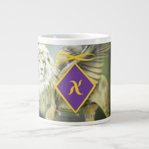 Witte Gevleugelde Leeuw Jumbo 20 oz mok