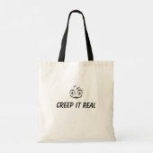 Witte gezicht tote bag (Achterkant)