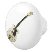 Witte gitaarkeramische knop (Rechts)