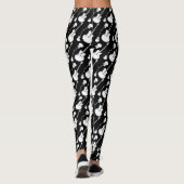 Witte gitaarLeggings Leggings (Achterkant)