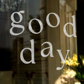Witte Goede Dag Spiegel & Window Decal Decor