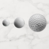 Witte golfballen confetti (Achterkanten)