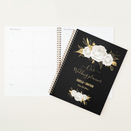 witte goudbruin planner (Display)