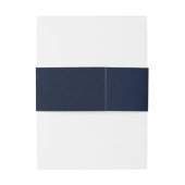 witte goudbruine marinebruinbruin uitnodigingen wikkel (Achterkant Voorbeeld)