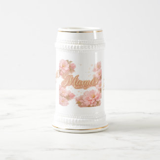 Witte Gouden Vlek Mama Koffiemok Bierpul