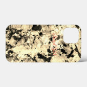 Witte, grijze en zwarte graniet Case-Mate iPhone case (Achterkant (horizontaal))