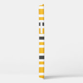 Witte grijze gouden streep Case-Mate iPhone case (Achterkant / Rechts)