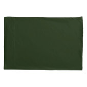 Witte Groene Bosblad Bloemblaadjes Kussensloop (Achterkant-Links)