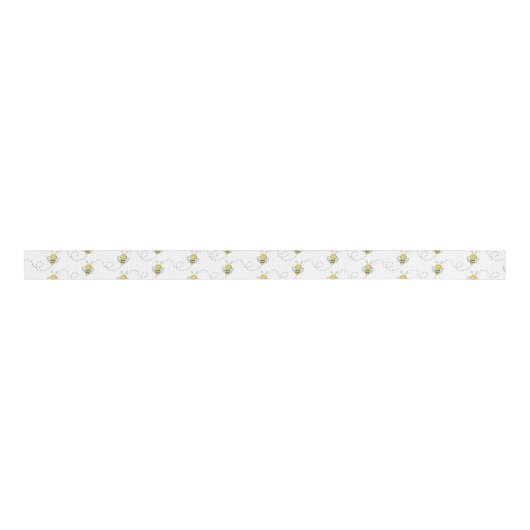 WITTE GROSGRAINELint W/ FLYBEE Grosgrain Lint (Voorkant)