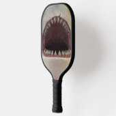 Witte haaimond pickleball paddle (Links)