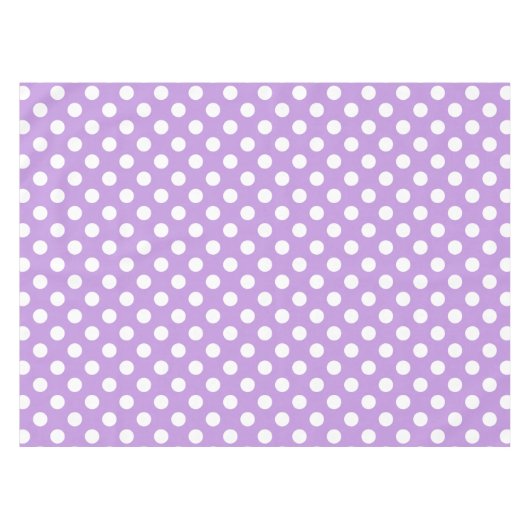 Witte haarpunten op lila tafelkleed (Voorkant (Horizontaal))