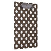 Witte haarvlekken op bruin klembord (Rechts)