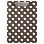 Witte haarvlekken op bruin klembord (Voorkant)