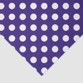 Witte haarvlekken op donkerblauw tissuepapier (Detail)