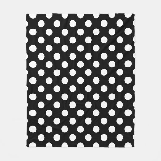 Witte haarvlekken op zwart fleece deken (Voorkant)
