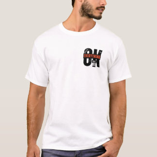 Witte half mouw T-shirt
