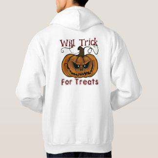 WITTE HALLOWEEN-HOODIE ZAL TRAKTEREN OP LEKKERNIJE HOODIE