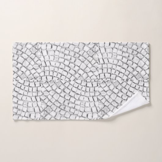 Witte handdoekjes bad handdoek (Handdoek)