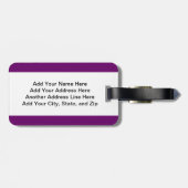 WITTE hardloop Bagagelabel (Achterkant horizontaal)