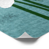 Witte haron en lotus (Hasu ni shirasagi) Poster (Hoek)