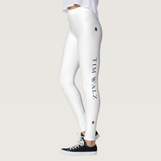 Witte Harris-Walz Yoga Leggings met sterren