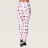 Witte hart Leggings (Achterkant)