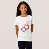 witte hart shirt (Voorkant volledig)