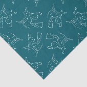 Witte heks van Halloween Tissuepapier (Detail)