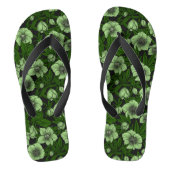 Witte Hellebores met bladeren Teenslippers (Voetbed)