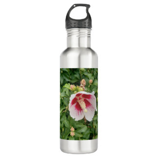 Witte Hibiscus waterfles Waterfles