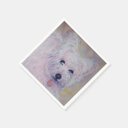 WITTE HOGE WESTEPAPIEREN SERVETTEN (Hoek)