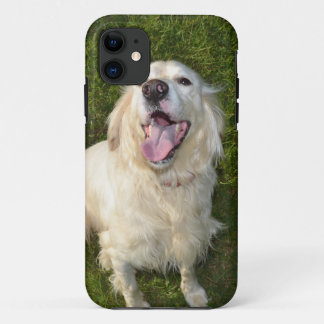 Witte hond iPhone 11 hoesje