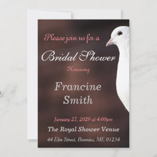 Witte hond Feminine Vrijgezellenfeest Kaart