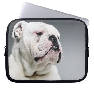 Witte hond laptop sleeve