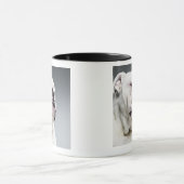 Witte hond mok (Midden)