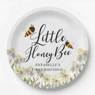 Witte honingbijen van Birthday Paper Bord