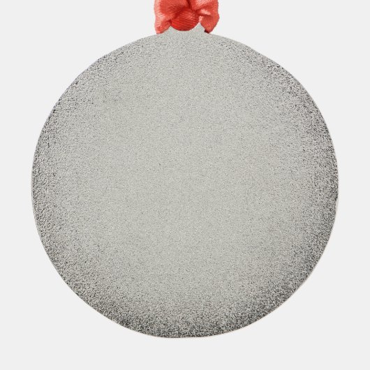 Witte honkbal met rood getikt metalen ornament (Achterkant)