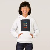 Witte hoodie achterkant bedrukking (Voorkant volledig)