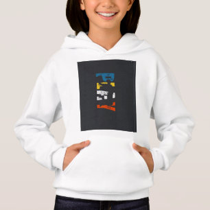 Witte hoodie achterprint