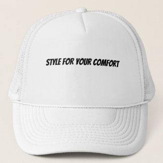 Witte hoofdpet trucker pet