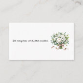 Witte Hortensia Bloemstuk Bijgevoegde kaart (Voorkant)