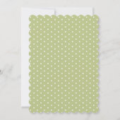 Witte Hortensia Grandmillennial Baby Shower Kaart (Achterkant)