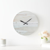 Witte houtbewerkte Barn Wood White Grote Klok (Huis)